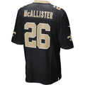 Choea NO.Saints #26 Deuce McAllister Black Game Retired Player Jersey