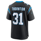 Choea C.Panthers #31 Corey Thornton Black Team Game Jersey