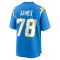 Choea LA.Chargers #78 Andre James Powder Blue Team Game Jersey