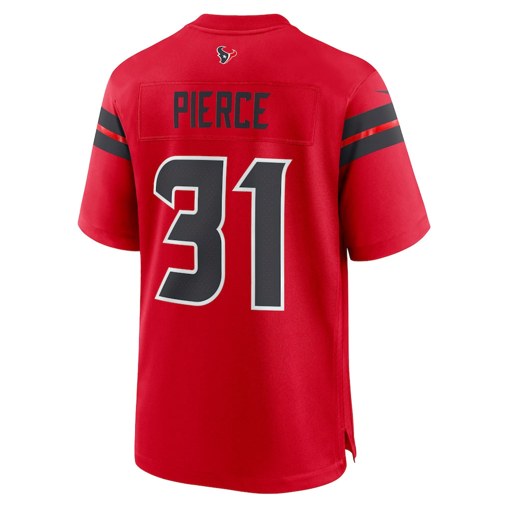 Choea H.Texans #31 Dameon Pierce Red Alternate Game Jersey