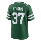 Choea NY.Jets #37 Qwan'tez Stiggers Legacy Green Team Game Jersey