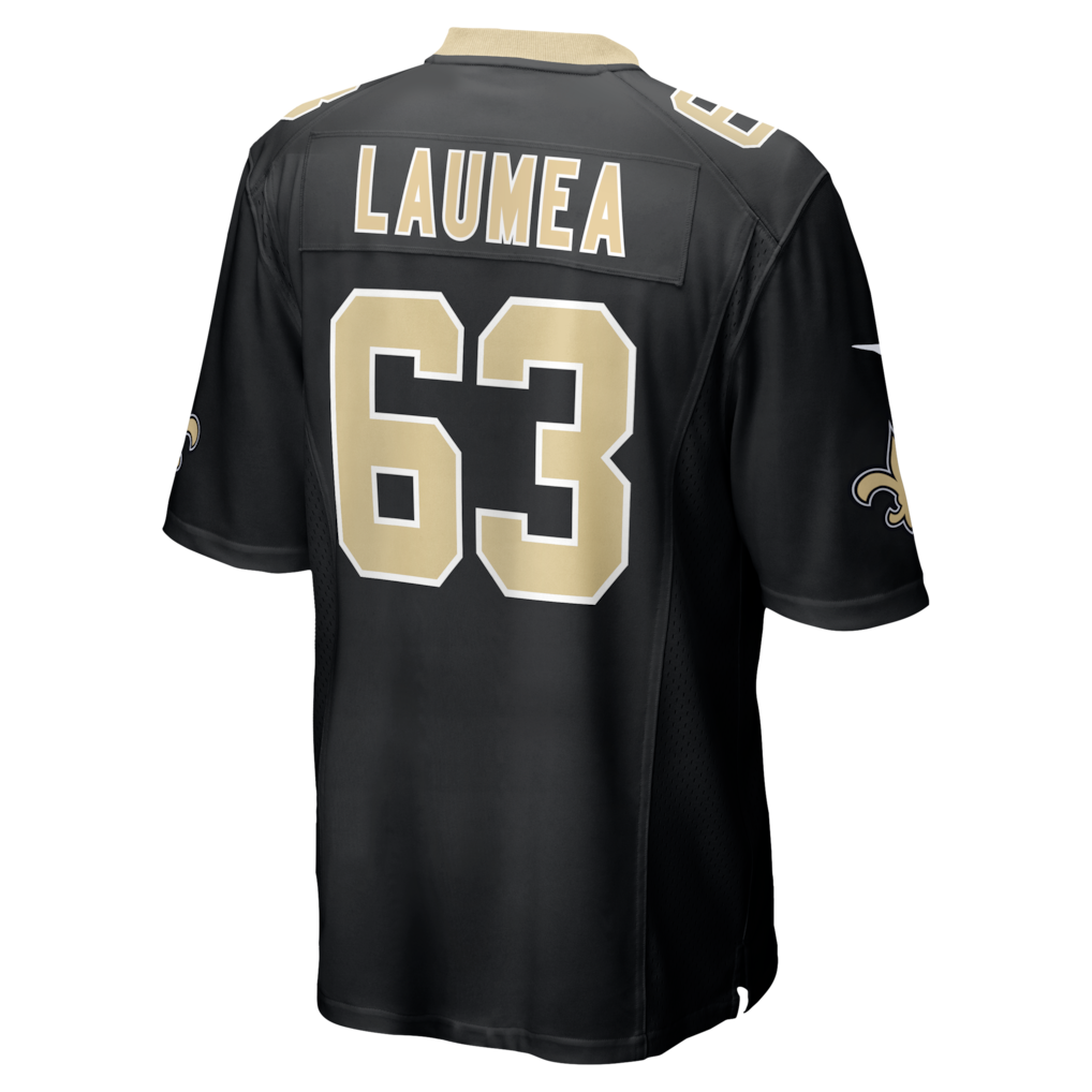Choea NO.Saints #63 Sataoa Laumea Black Team Game Jersey
