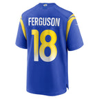Choea LA.Rams #18 Terrance Ferguson Royal Team Game Jersey