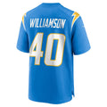 Choea LA.Chargers #40 Kendall Williamson Powder Blue Team Game Jersey