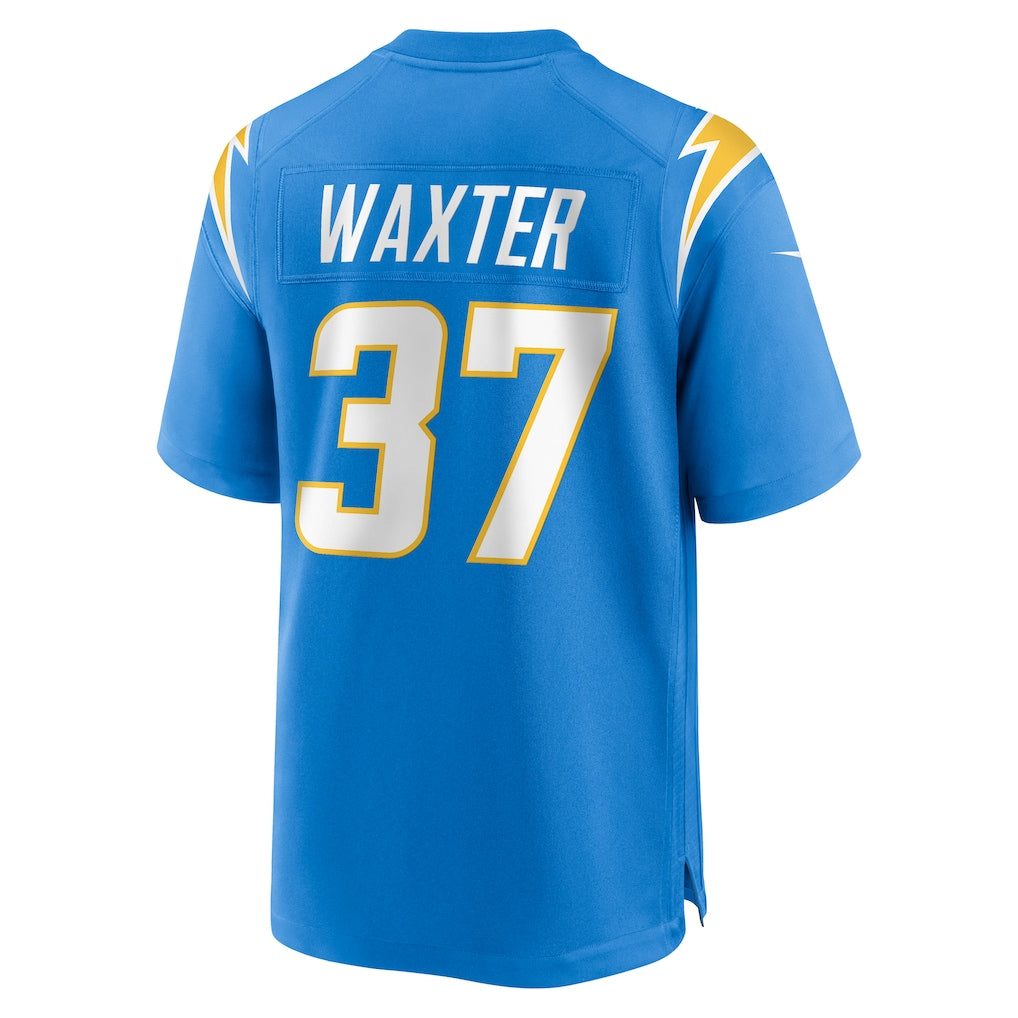 Choea LA.Chargers #37 Isas Waxter Powder Blue Team Game Jersey