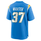 Choea LA.Chargers #37 Isas Waxter Powder Blue Team Game Jersey
