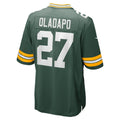 Choea GB.Packers #27 Kitan Oladapo Green Game Jersey