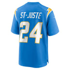 Choea LA.Chargers #24 Benjamin St-Juste Powder Blue Team Game Jersey