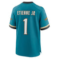 Choea J.Jaguars #1 Travis Etienne Jr Teal Prowler Throwback Player Game Jersey