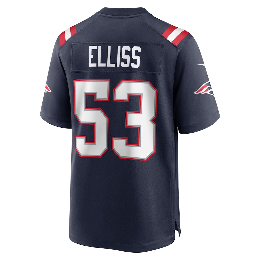 Choea NE.Patriots #53 Christian Elliss Navy Game Retired Player Jersey