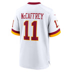 Choea W.Commanders #11 Luke McCaffrey White Game Super Bowl Era Jersey