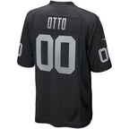 Choea LV.Raiders #0 Jim Otto Black Game Retired Player Jersey