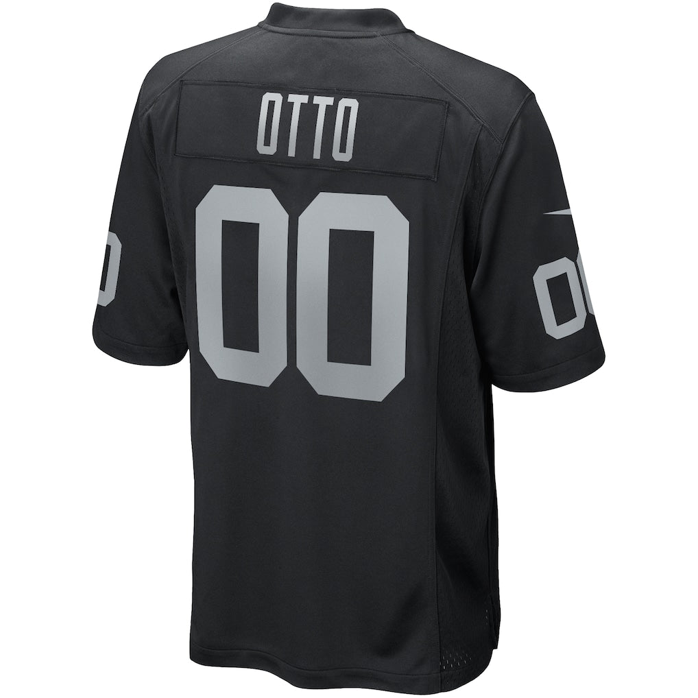 Choea LV.Raiders #0 Jim Otto Black Game Retired Player Jersey