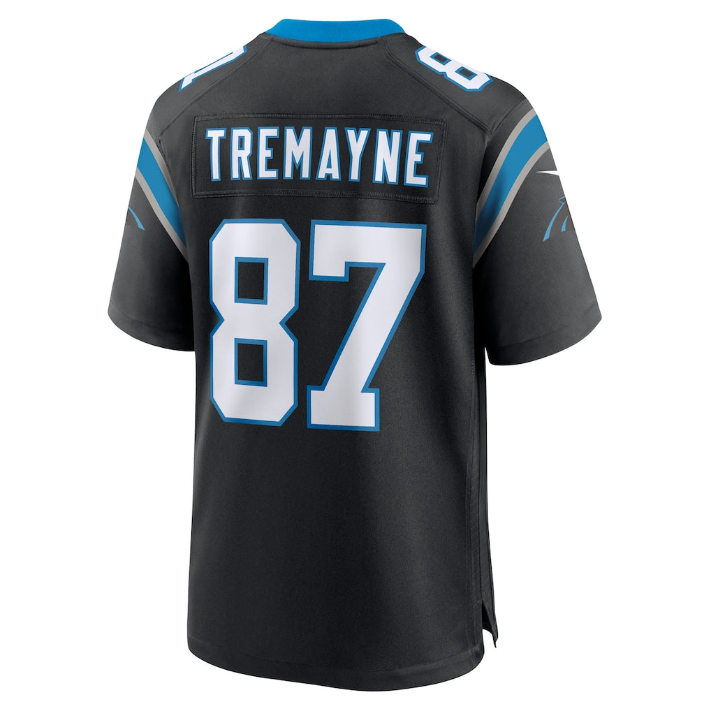 Choea C.Panthers #87 Brycen Tremayne Black Team Game Jersey