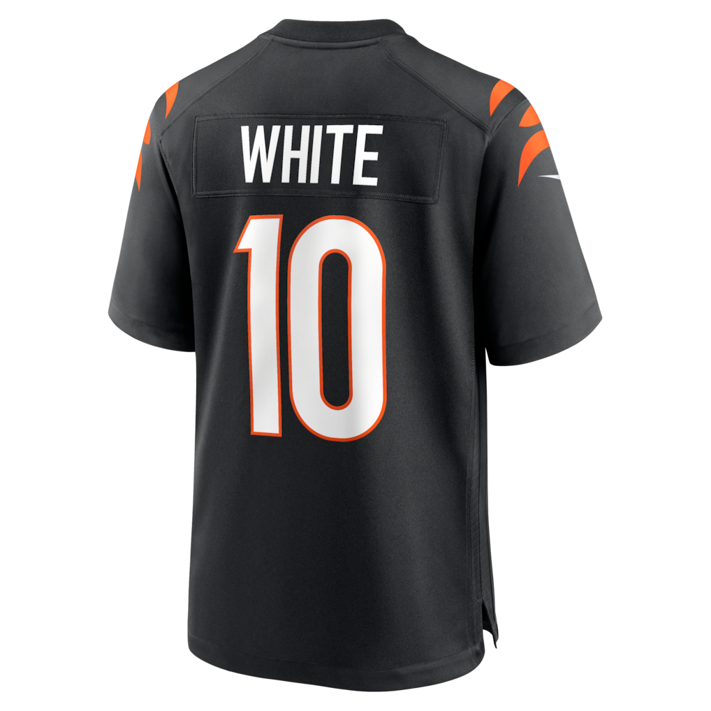 Choea C.Bengals #10 Mike White Black Team Game Jersey