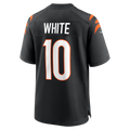 Choea C.Bengals #10 Mike White Black Team Game Jersey