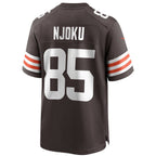 Choea C.Browns #85 David Njoku Brown Player Game Jersey