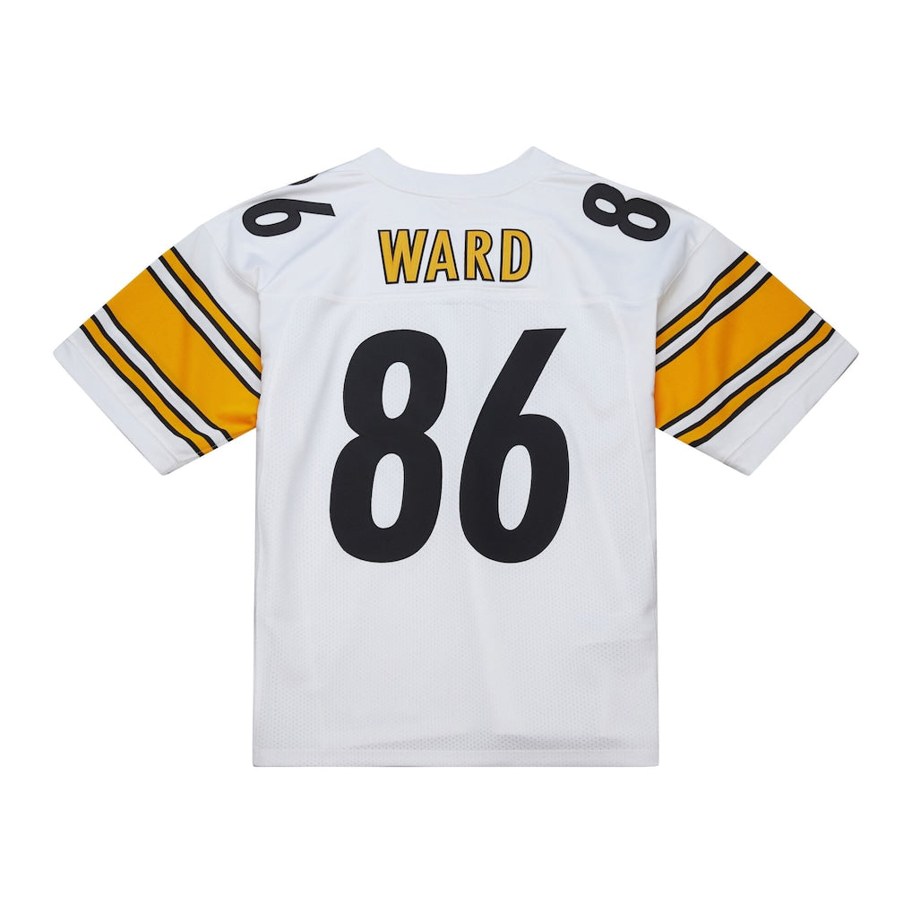 Choea P.Steelers #86 Hines Ward Mitchell & Ness White 2005 Authentic Throwback Retired Player Jersey