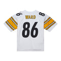 Choea P.Steelers #86 Hines Ward Mitchell & Ness White 2005 Authentic Throwback Retired Player Jersey