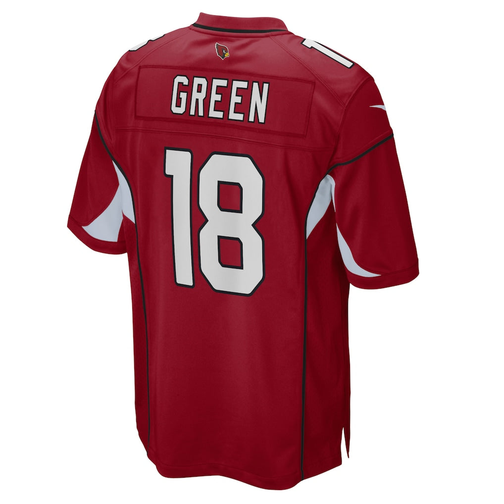 Choea A.Cardinals #18 A.J. Green Cardinal Game Jersey