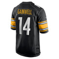 Choea P.Steelers #14 Kenneth Gainwell Black Team Game Jersey